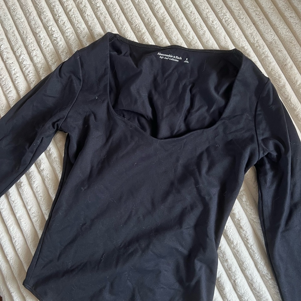 Abercrombie & Fitch Long Sleeve Tee Black